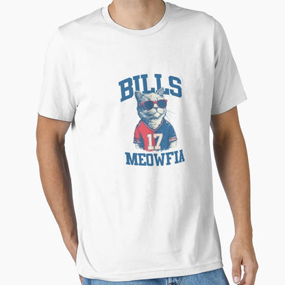 Funny Cat Lovers Buffalo Bills Shirts T-Shirt - Graphic Print for Adults - T-Shirt, Sweatshirt, Hoodie