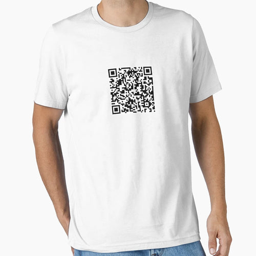Rick Roll Qr T-Shirt - Unique Graphic Unisex - T-Shirt, Sweatshirt, Hoodie