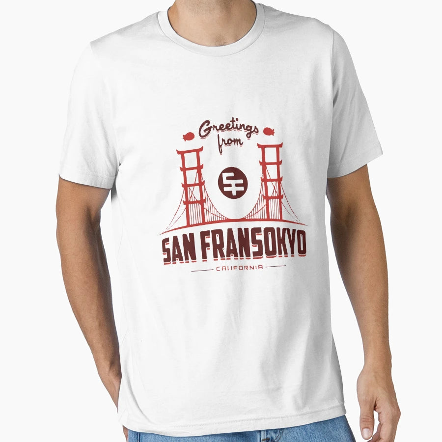 Big Hero 6 San Fransokyo T-Shirt - Aesthetic Graphic Men Women - T-Shirt, Sweatshirt, Hoodie