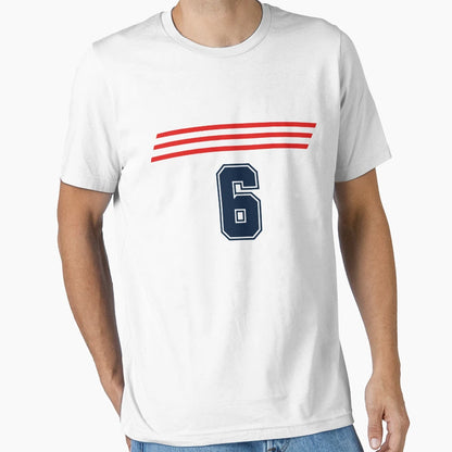 Sports Team Uniform Number 6 Jersey T-Shirt - Novelty Apparel Unisex - T-Shirt, Sweatshirt, Hoodie
