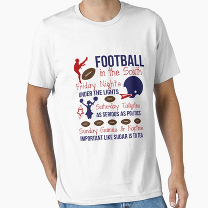 Football South T-Shirt - Streetwear Style for Adults - T-Shirt, Sweatshirt, Hoodie