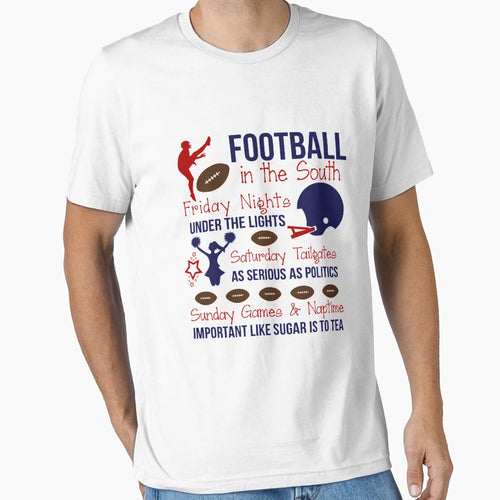 Football South T-Shirt - Streetwear Style for Adults - T-Shirt, Sweatshirt, Hoodie