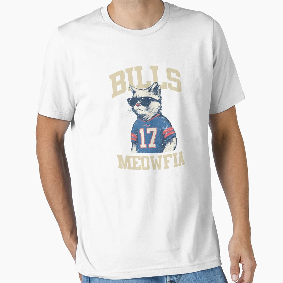 Cat Lovers Buffalo Bills Shirts Bills T-Shirt - Trendy Graphic for Adults - T-Shirt, Sweatshirt, Hoodie