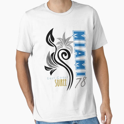 Miami Soiree T-Shirt - Minimalist Print Men Women - T-Shirt, Sweatshirt, Hoodie