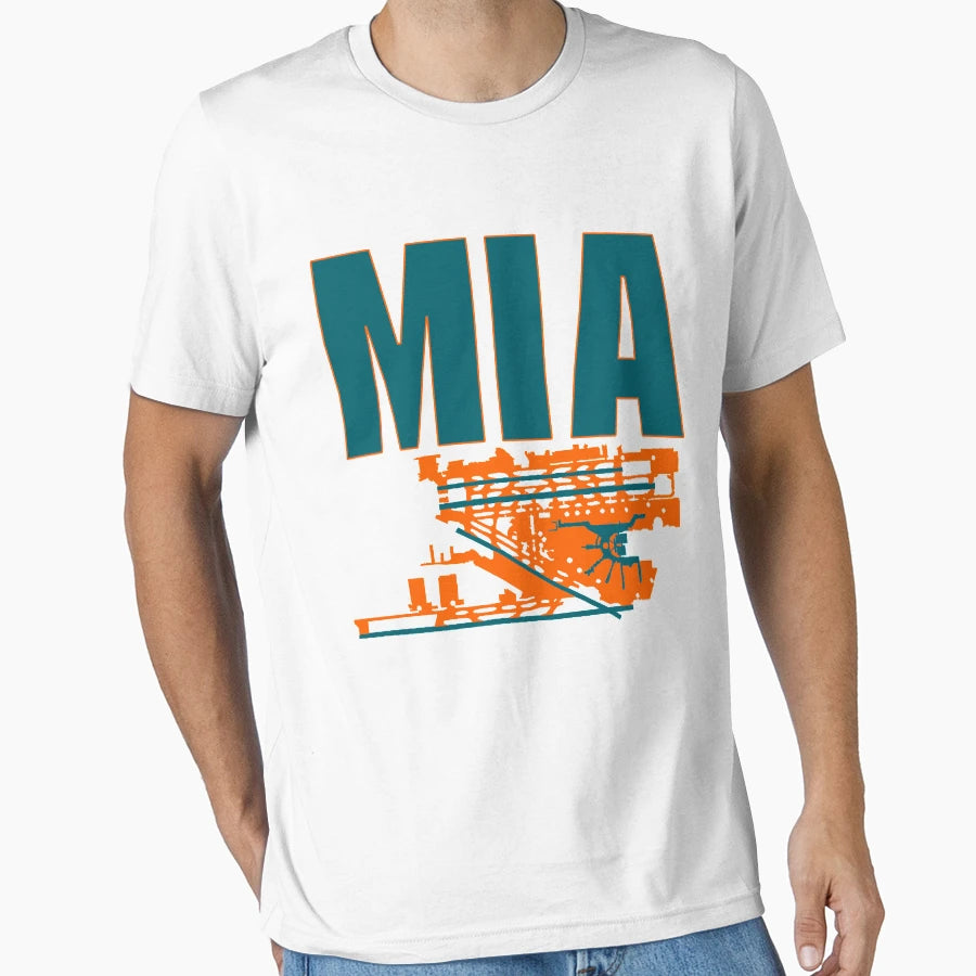 Miami Airport T-Shirt - Unique Graphic Men Women - T-Shirt, Sweatshirt, Hoodie