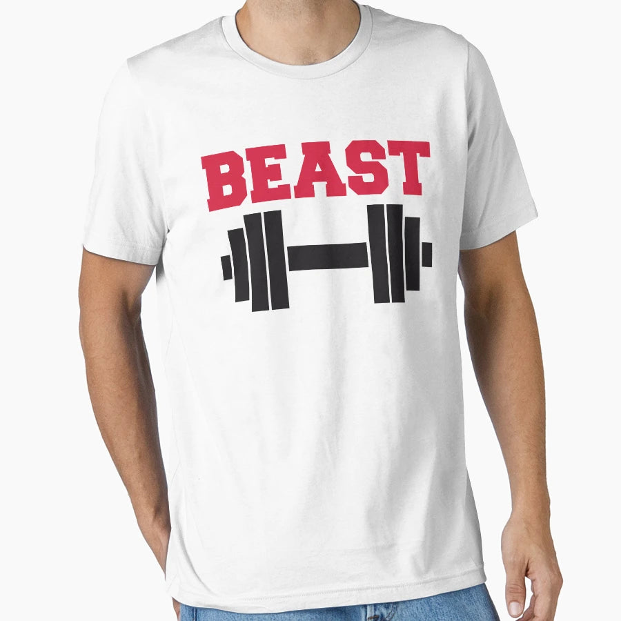 Beast Barbells Gym T-Shirt - Graphic Print Men Women - T-Shirt, Sweatshirt, Hoodie
