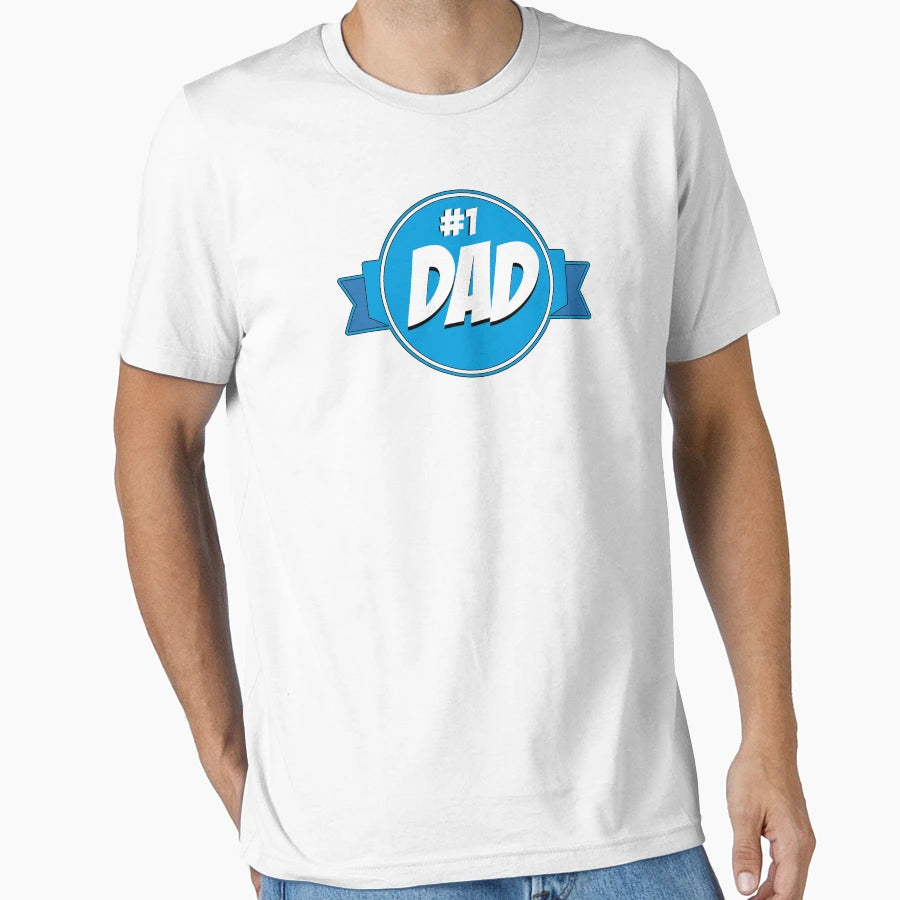 Dad Badge T-Shirt - Aesthetic Graphic Men Women - T-Shirt, Sweatshirt, Hoodie