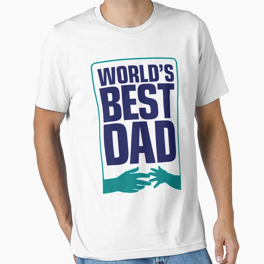 Worlds Best Dad T-Shirt - Novelty Apparel for Adults - T-Shirt, Sweatshirt, Hoodie