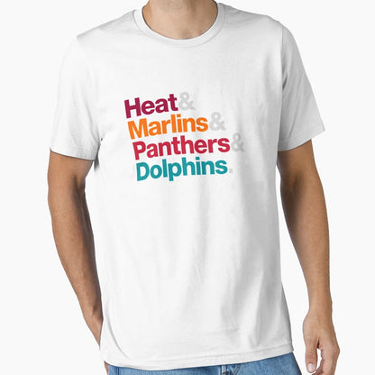 Miami Sports Teams T-Shirt - Fun Novelty Design Men Women - T-Shirt, Sweatshirt, Hoodie