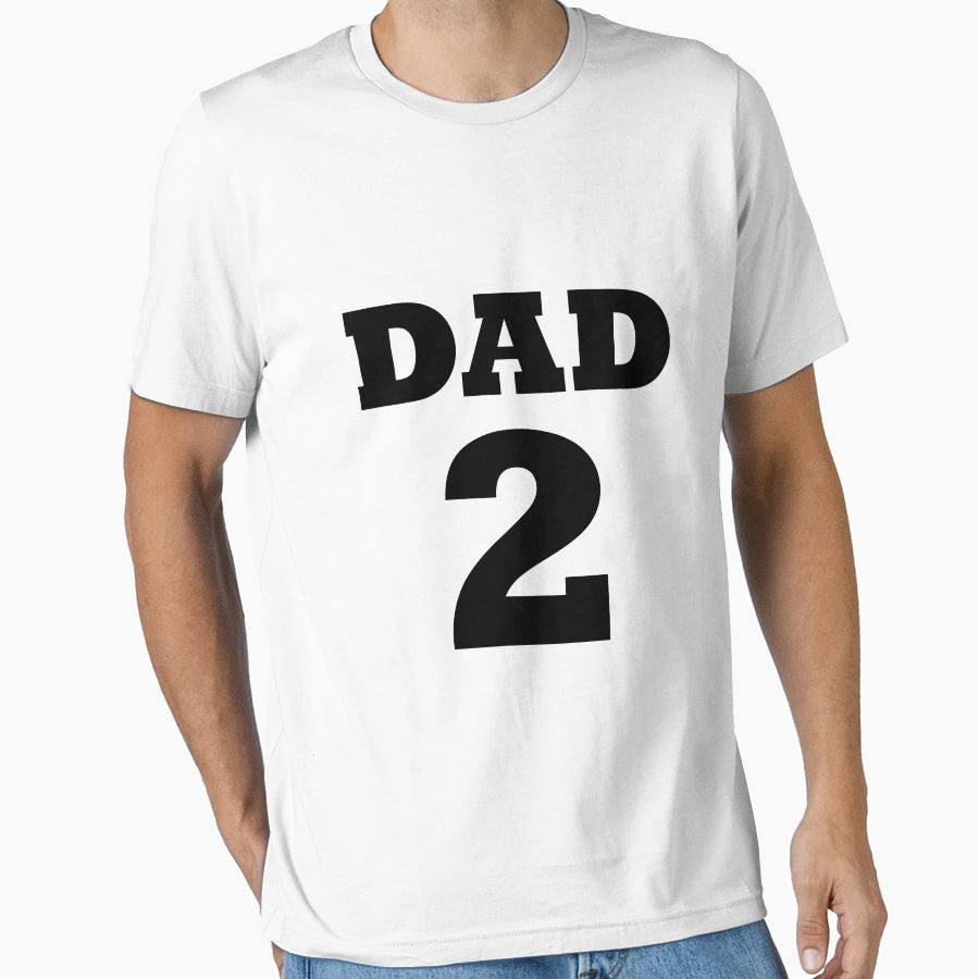 Dad 1 Children Funny Father Day Gift T-Shirt - Minimalist Print Unisex - T-Shirt, Sweatshirt, Hoodie