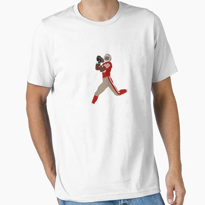 Jerry Rice Minimalist T-Shirt - Graphic Print for Adults - T-Shirt, Sweatshirt, Hoodie