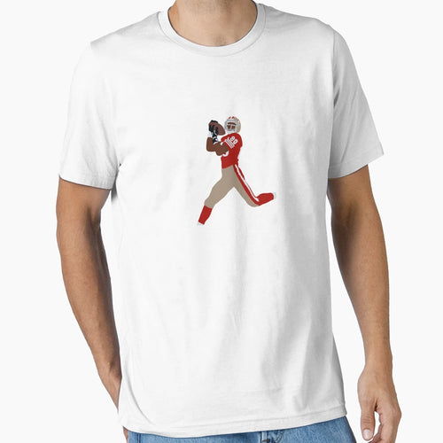 Jerry Rice Minimalist T-Shirt - Graphic Print for Adults - T-Shirt, Sweatshirt, Hoodie