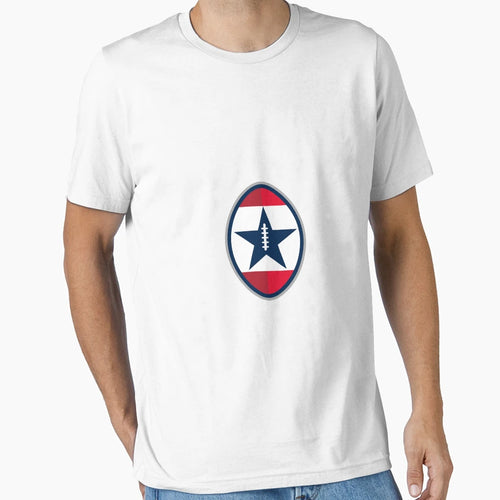 American Football Ball Star Stripes T-Shirt - Aesthetic Graphic Unisex - T-Shirt, Sweatshirt, Hoodie