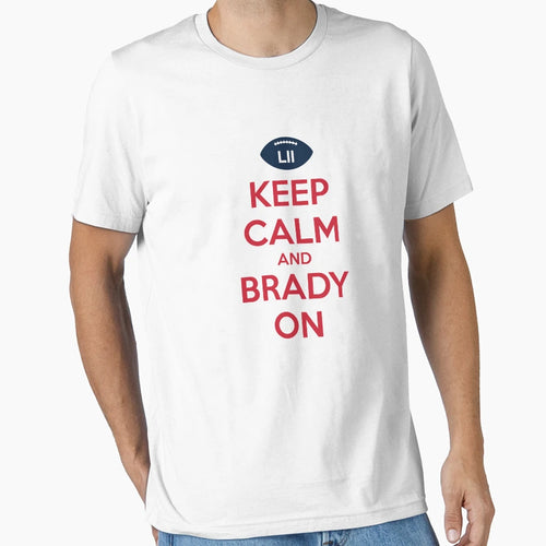 New England Football Keep Calm And T-Shirt - Novelty Apparel for Adults - T-Shirt, Sweatshirt, Hoodie