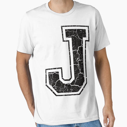 J Letter T-Shirt - Graphic Print Unisex - T-Shirt, Sweatshirt, Hoodie
