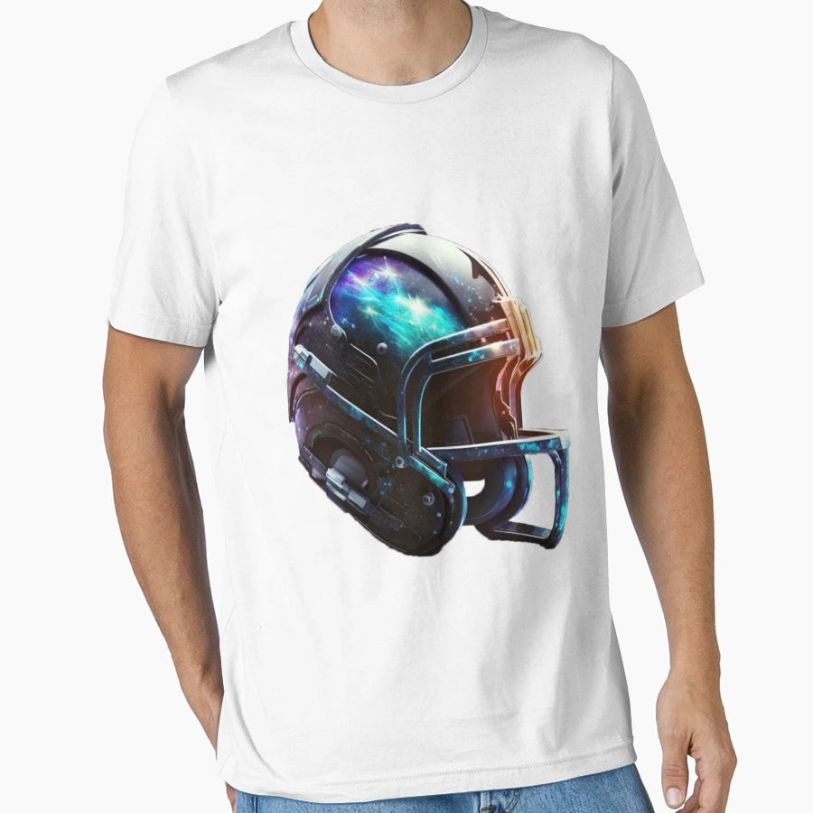 Superbowl Helmet Galaxy T-Shirt - Trendy Graphic Unisex - T-Shirt, Sweatshirt, Hoodie