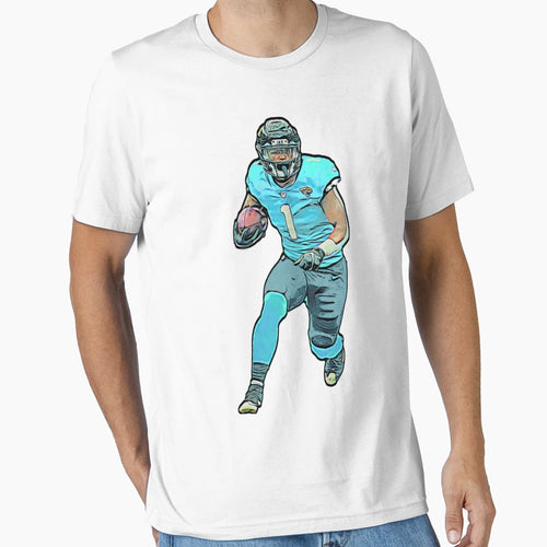 Travis Etienne Travis Etienne Jaguars T-Shirt - Custom Art Print Unisex - T-Shirt, Sweatshirt, Hoodie