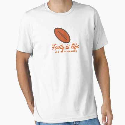 Footy Footy Footy T-Shirt - Minimalist Print Unisex - T-Shirt, Sweatshirt, Hoodie