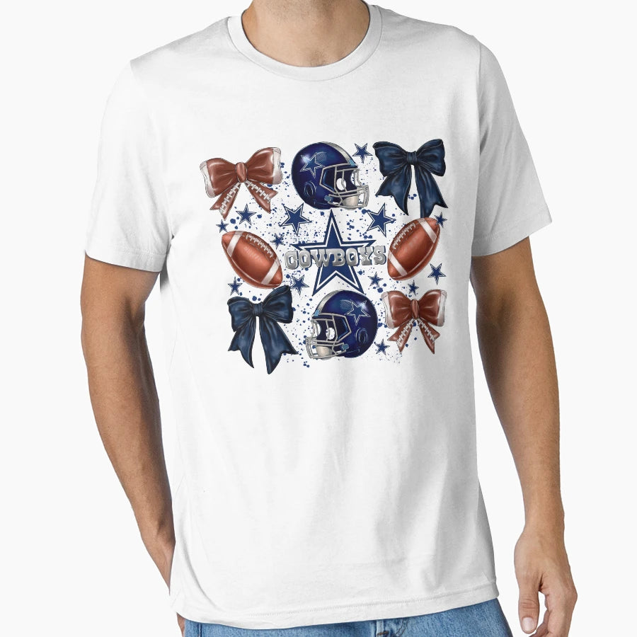 Cowboys Football T-Shirt - Graphic Print Unisex - T-Shirt, Sweatshirt, Hoodie