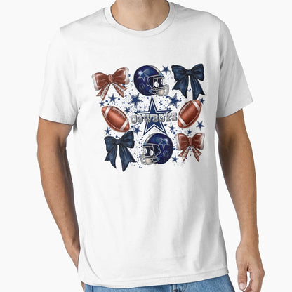 Cowboys Football T-Shirt - Graphic Print Unisex - T-Shirt, Sweatshirt, Hoodie