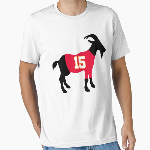 Mahomes Goat T-Shirt - Casual Everyday Wear Unisex - T-Shirt, Sweatshirt, Hoodie