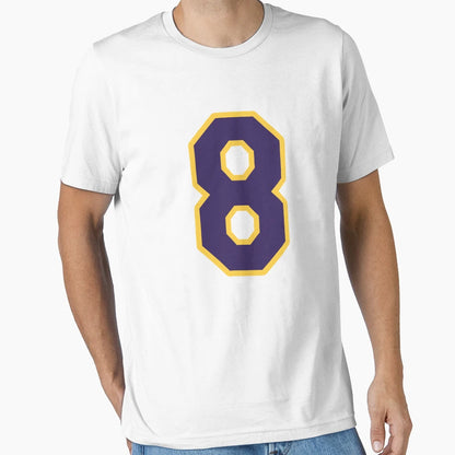 Kobe 8 White T-Shirt - Graphic Print for Adults - T-Shirt, Sweatshirt, Hoodie