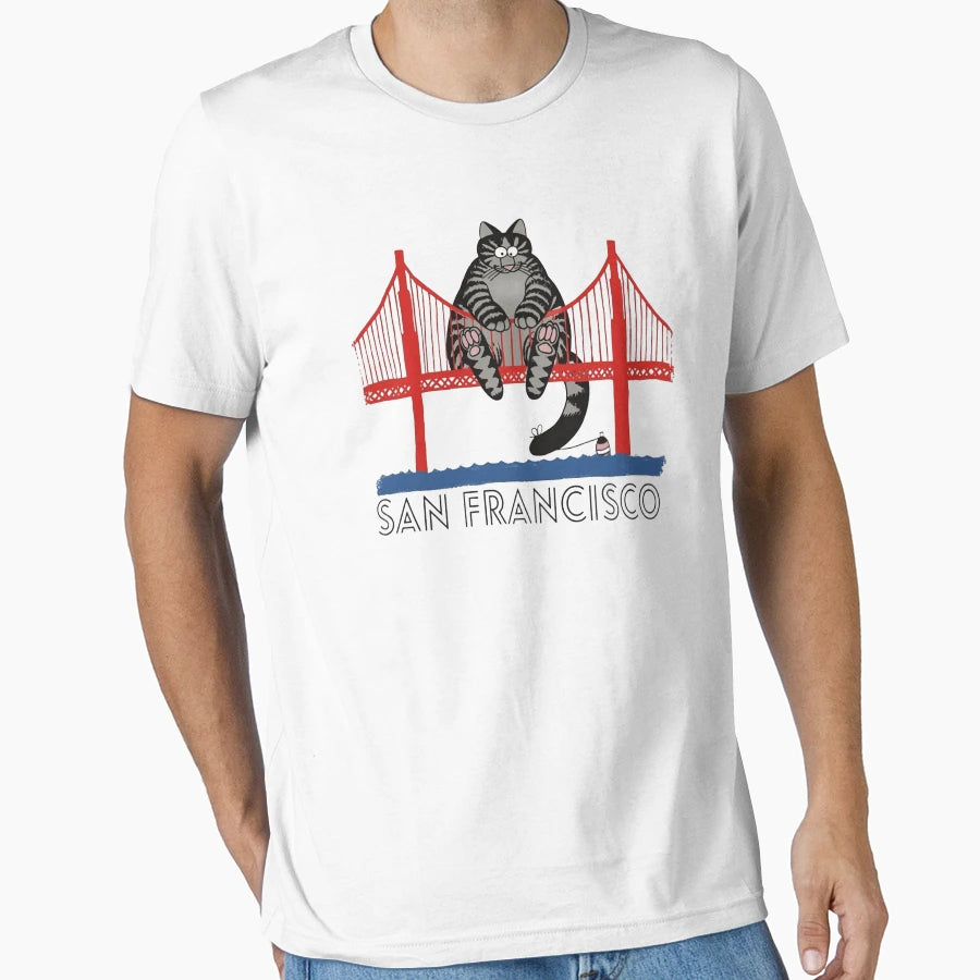 San Francisco Cat T-Shirt - Streetwear Style Unisex - T-Shirt, Sweatshirt, Hoodie
