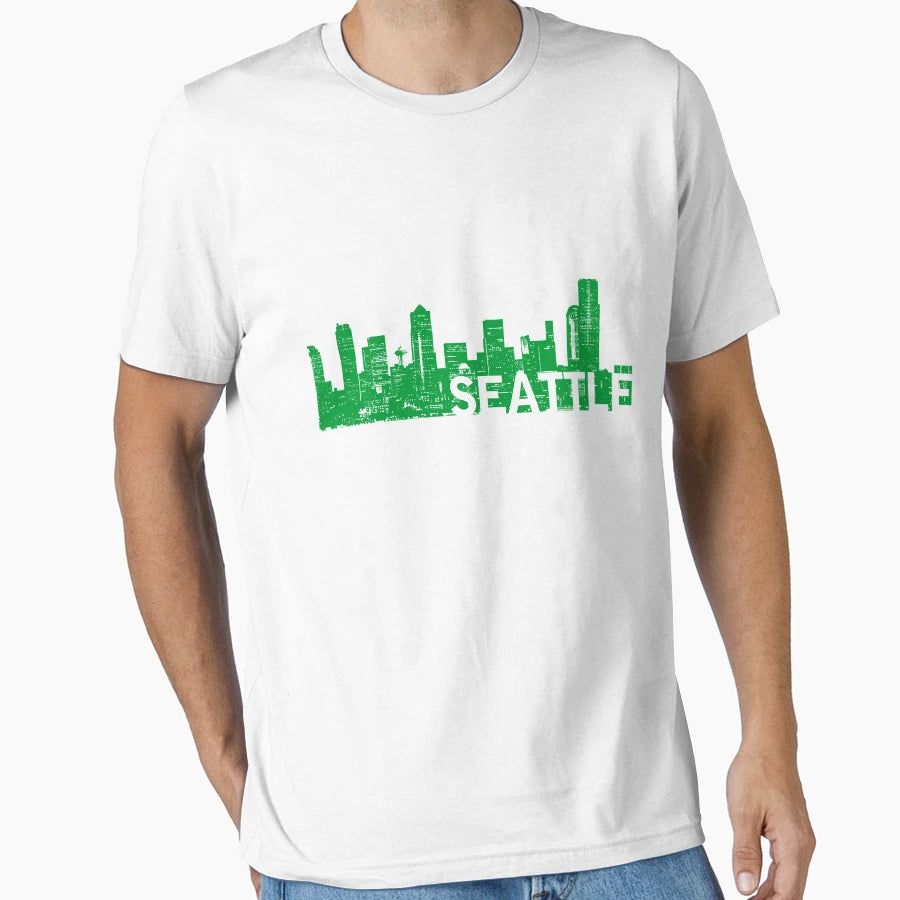 Seattle Emerald City T-Shirt - Trendy Graphic for Adults - T-Shirt, Sweatshirt, Hoodie