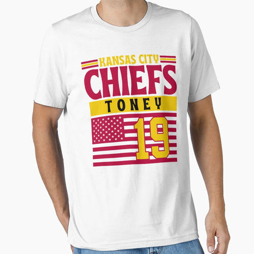 Kansas City Chiefs Toney 19 T-Shirt - Fun Novelty Design Men Women - T-Shirt, Sweatshirt, Hoodie