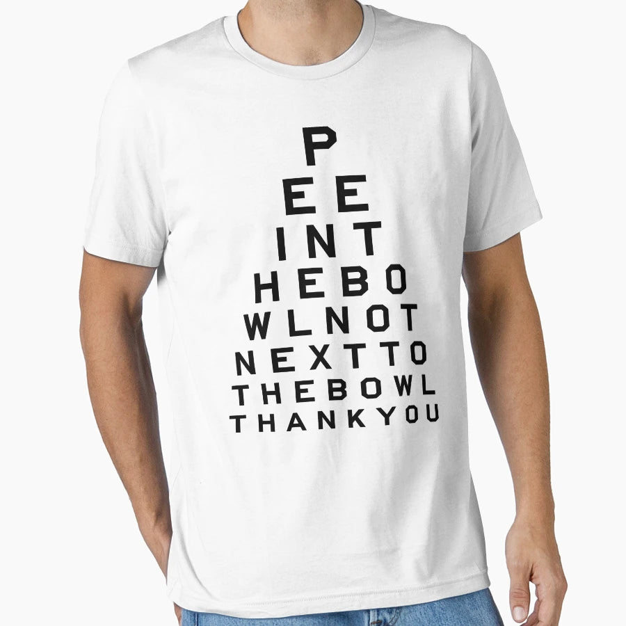 Eye Test Eyes Optician Eye Test T-Shirt - Aesthetic Graphic for Adults - T-Shirt, Sweatshirt, Hoodie