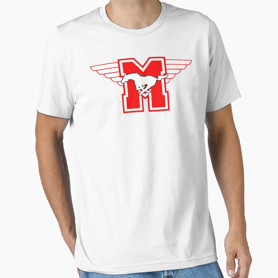 Hamilton Mustangs Hockey Team T-Shirt - Trendy Graphic for Adults - T-Shirt, Sweatshirt, Hoodie