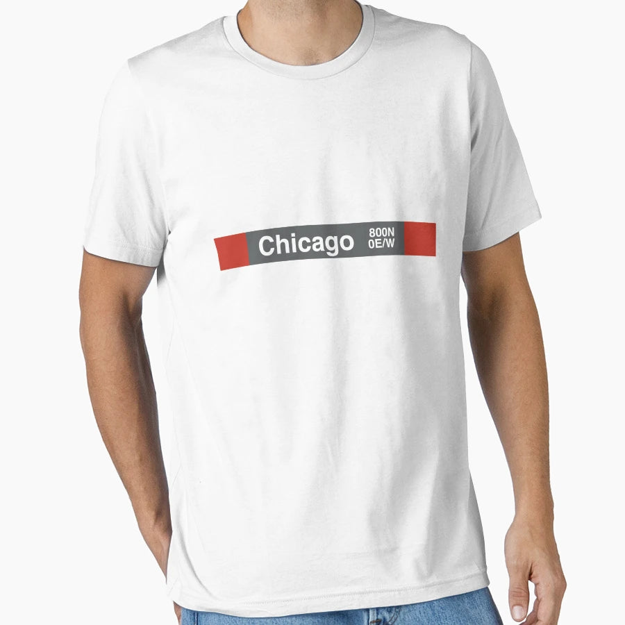 Chicago Red Line T-Shirt - Trendy Graphic Unisex - T-Shirt, Sweatshirt, Hoodie