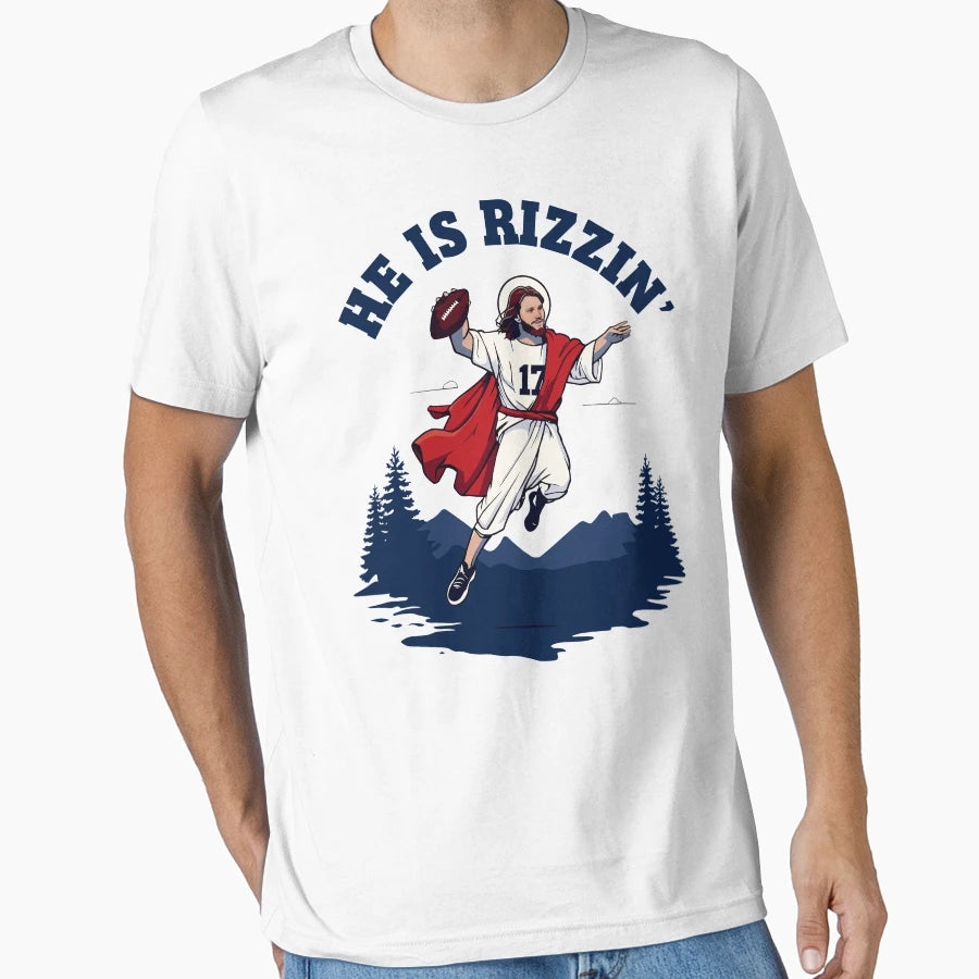 He Is Rizzin JA T-Shirt - Casual Everyday Wear Unisex - T-Shirt, Sweatshirt, Hoodie