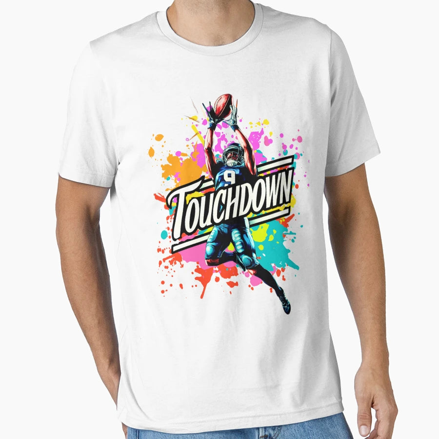 American Football Touchdown Catch T-Shirt - Casual Everyday Wear Men Women - T-Shirt, Sweatshirt, Hoodie