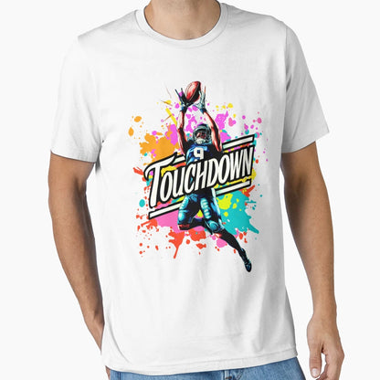 American Football Touchdown Catch T-Shirt - Casual Everyday Wear Men Women - T-Shirt, Sweatshirt, Hoodie