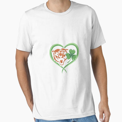 Irish St Patricks Day Chicago Football T-Shirt - Trendy Graphic for Adults - T-Shirt, Sweatshirt, Hoodie