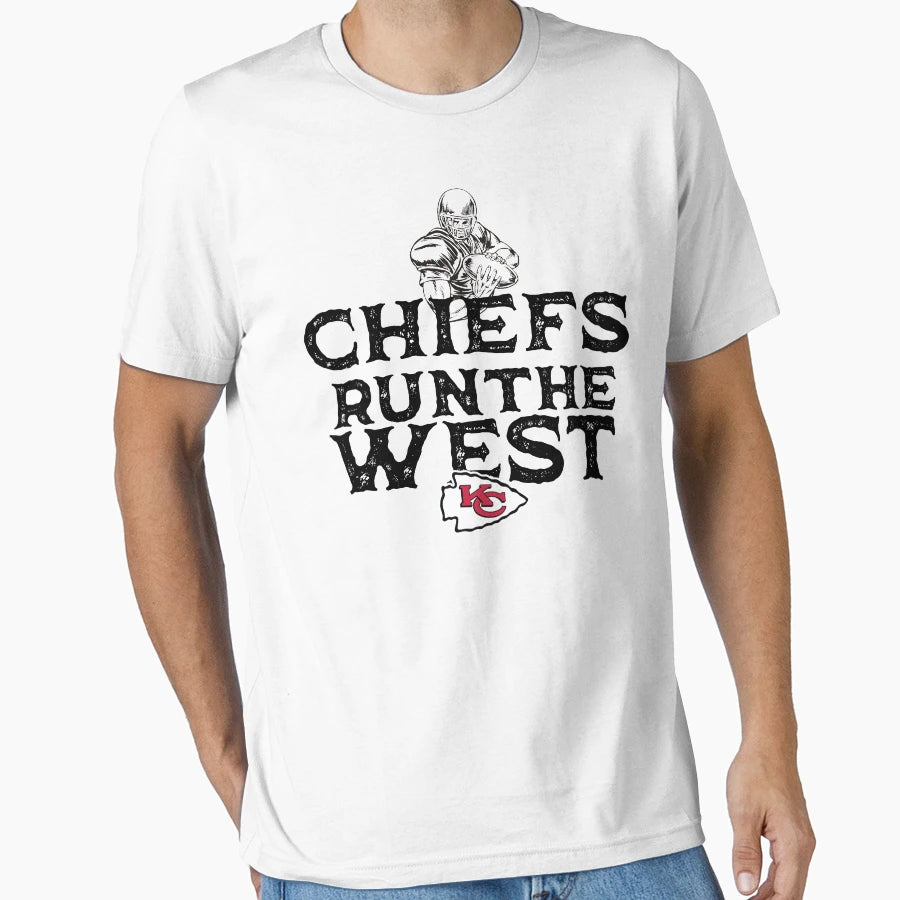 Chiefs Run West T-Shirt - Minimalist Print Unisex - T-Shirt, Sweatshirt, Hoodie