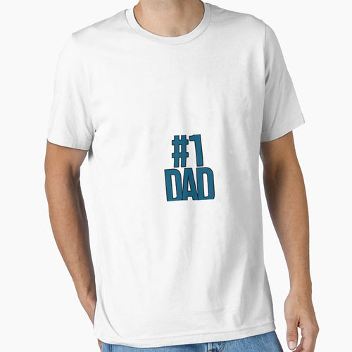 Fathers Day Number One Dad T-Shirt - Novelty Apparel Unisex - T-Shirt, Sweatshirt, Hoodie