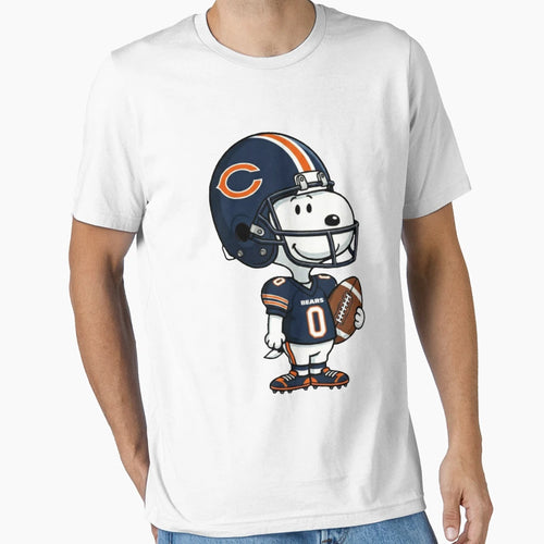 Holding Football Chicago T-Shirt - Minimalist Print Men Women - T-Shirt, Sweatshirt, Hoodie