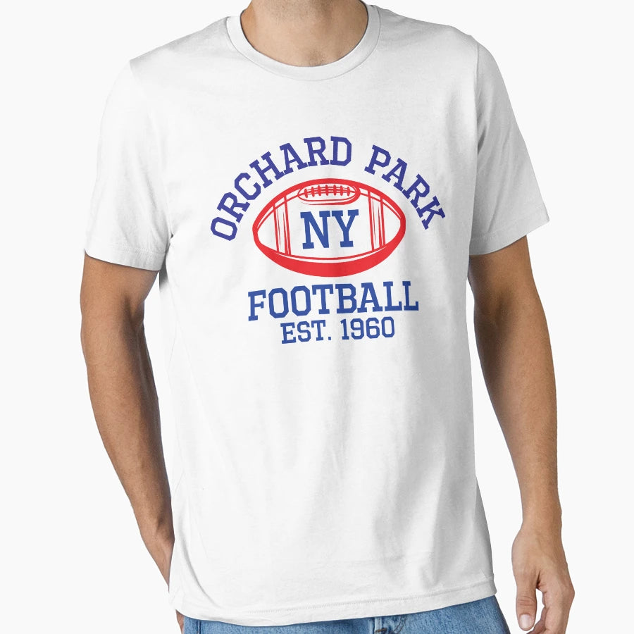 Orchard Park New York Football Team T-Shirt - Custom Art Print Unisex - T-Shirt, Sweatshirt, Hoodie
