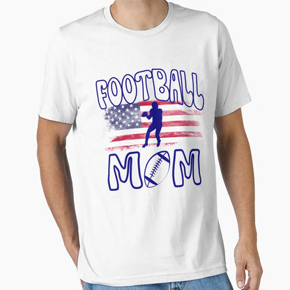 Football Mom T-Shirt - Graphic Print Men Women - T-Shirt, Sweatshirt, Hoodie