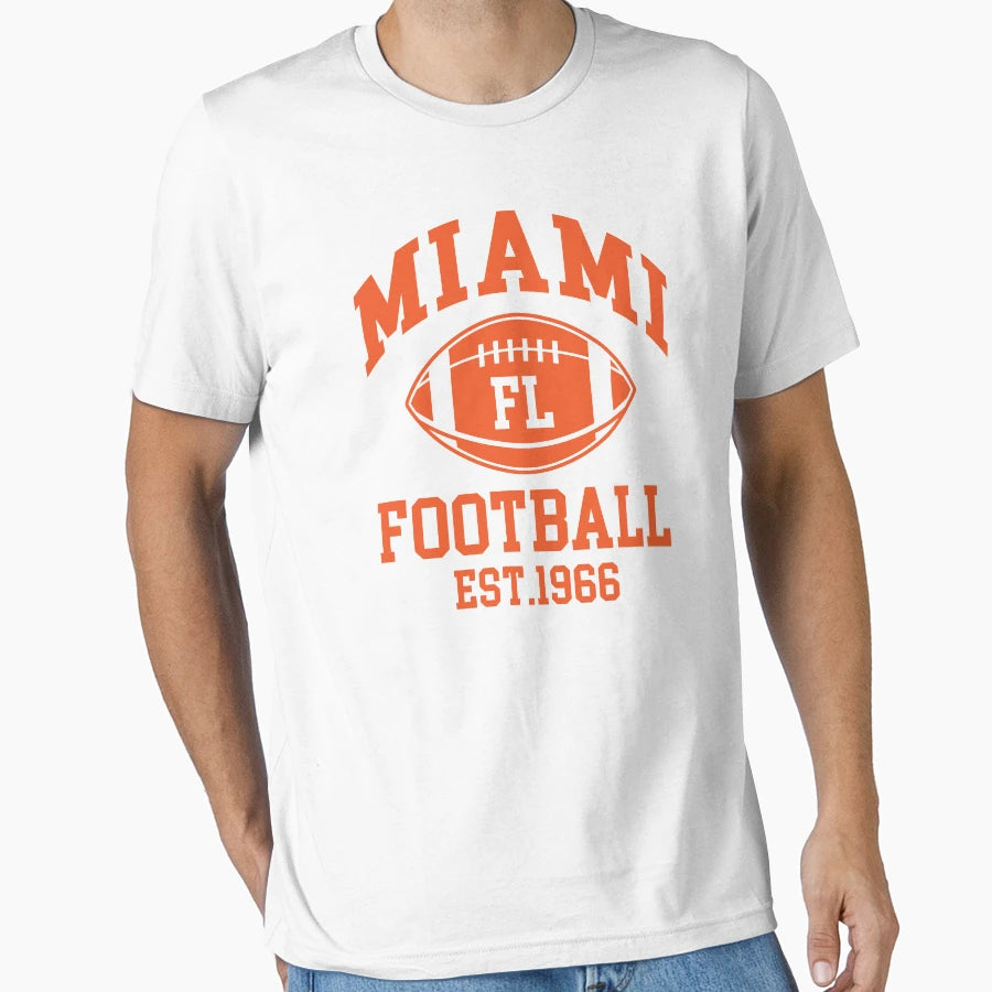 Miami Football Florida Supporter T-Shirt - Unique Graphic Men Women - T-Shirt, Sweatshirt, Hoodie