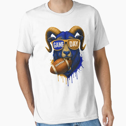 Rams Game Day Whose House Rams House T-Shirt - Fun Novelty Design Men Women - T-Shirt, Sweatshirt, Hoodie