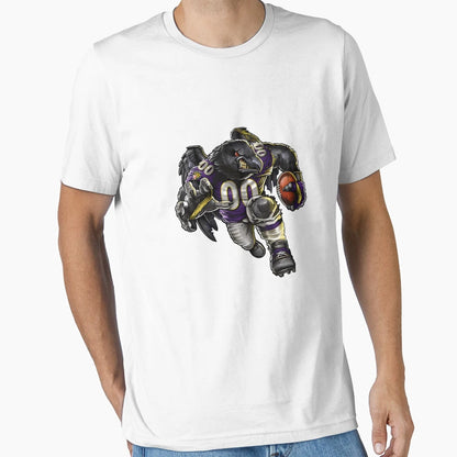 Ravens00 Touchdown Baltimore T-Shirt - Fun Novelty Design for Adults - T-Shirt, Sweatshirt, Hoodie