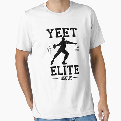 Yeet Elite Discus Athlete Track N Field T-Shirt - Custom Art Print Unisex - T-Shirt, Sweatshirt, Hoodie