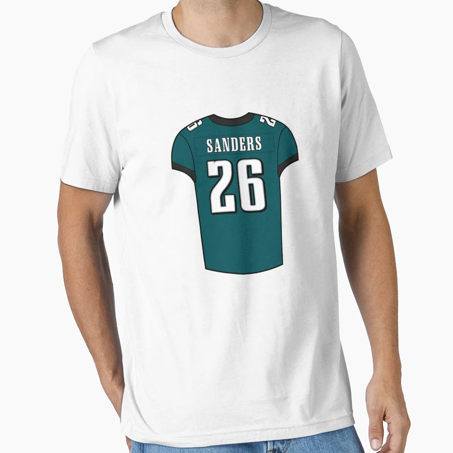 Miles Sanders Home Jersey T-Shirt - Novelty Apparel Unisex - T-Shirt, Sweatshirt, Hoodie