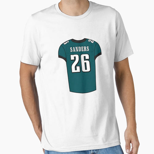 Miles Sanders Home Jersey T-Shirt - Novelty Apparel Unisex - T-Shirt, Sweatshirt, Hoodie