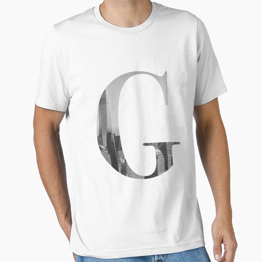 New York Letter G T-Shirt - Unique Graphic Men Women - T-Shirt, Sweatshirt, Hoodie