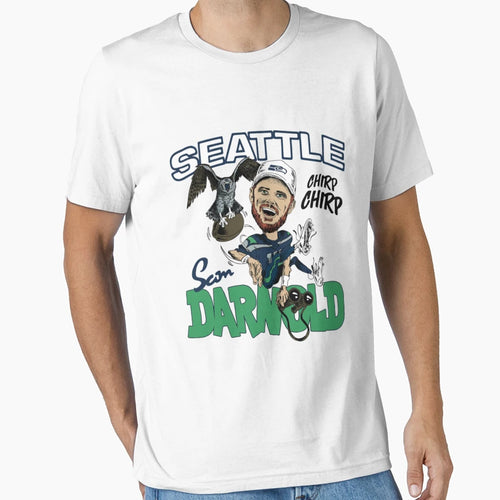 Sam Darnold Seattle Seahawks Chirp Chirp T-Shirt - Custom Art Print Unisex - T-Shirt, Sweatshirt, Hoodie