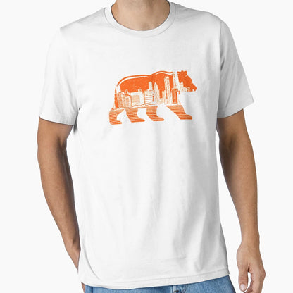 Chicago Downtown City Skyline T-Shirt - Casual Everyday Wear Unisex - T-Shirt, Sweatshirt, Hoodie